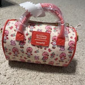 Loungefly Strawberry Shortcake & Custard Mini Crossbody Bag